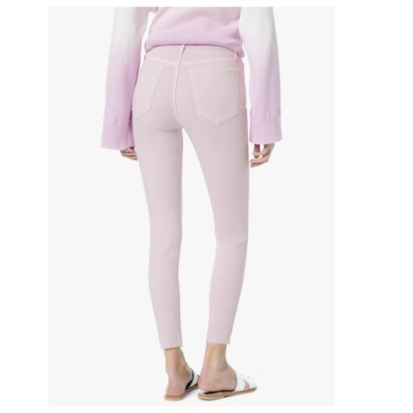 Joe's The Icon Mid Rise Skinny Crop Lavender Jeans. 25, 26, 30 - Picture 2 of 13